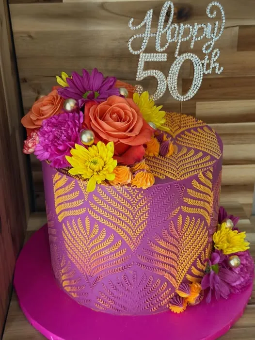 Custom cake handcrafted by Marta's Cakes in Jackson, New Jersey